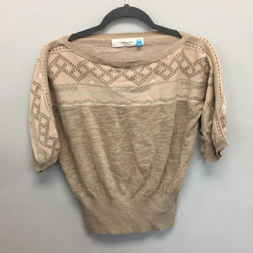 Anthro | Sparrow Far Flung Fair Isle  Sweater | M